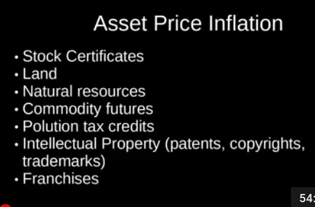 asset price inflation
